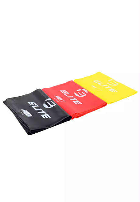 Flat Resistance Bands – Exercise, Workout, Stretching & Therapy Bands (Light to Heavy)