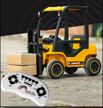 Kids Forklift Remote Toy Car DLS-655 Four Wheeled