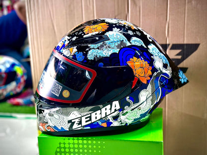 ZEBRA YM611 SAPPORO MOTORCYCLE HELMET