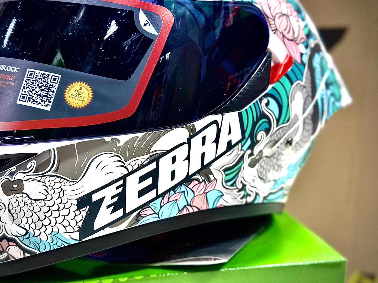 ZEBRA YM611 SAPPORO MOTORCYCLE HELMET