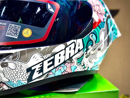 ZEBRA YM611 SAPPORO MOTORCYCLE HELMET