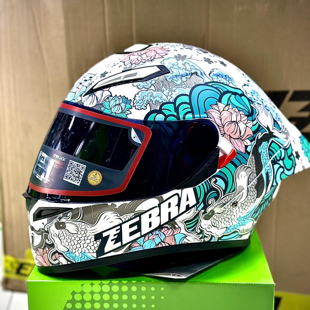 ZEBRA YM611 SAPPORO MOTORCYCLE HELMET