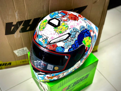 ZEBRA YM611 SAPPORO MOTORCYCLE HELMET