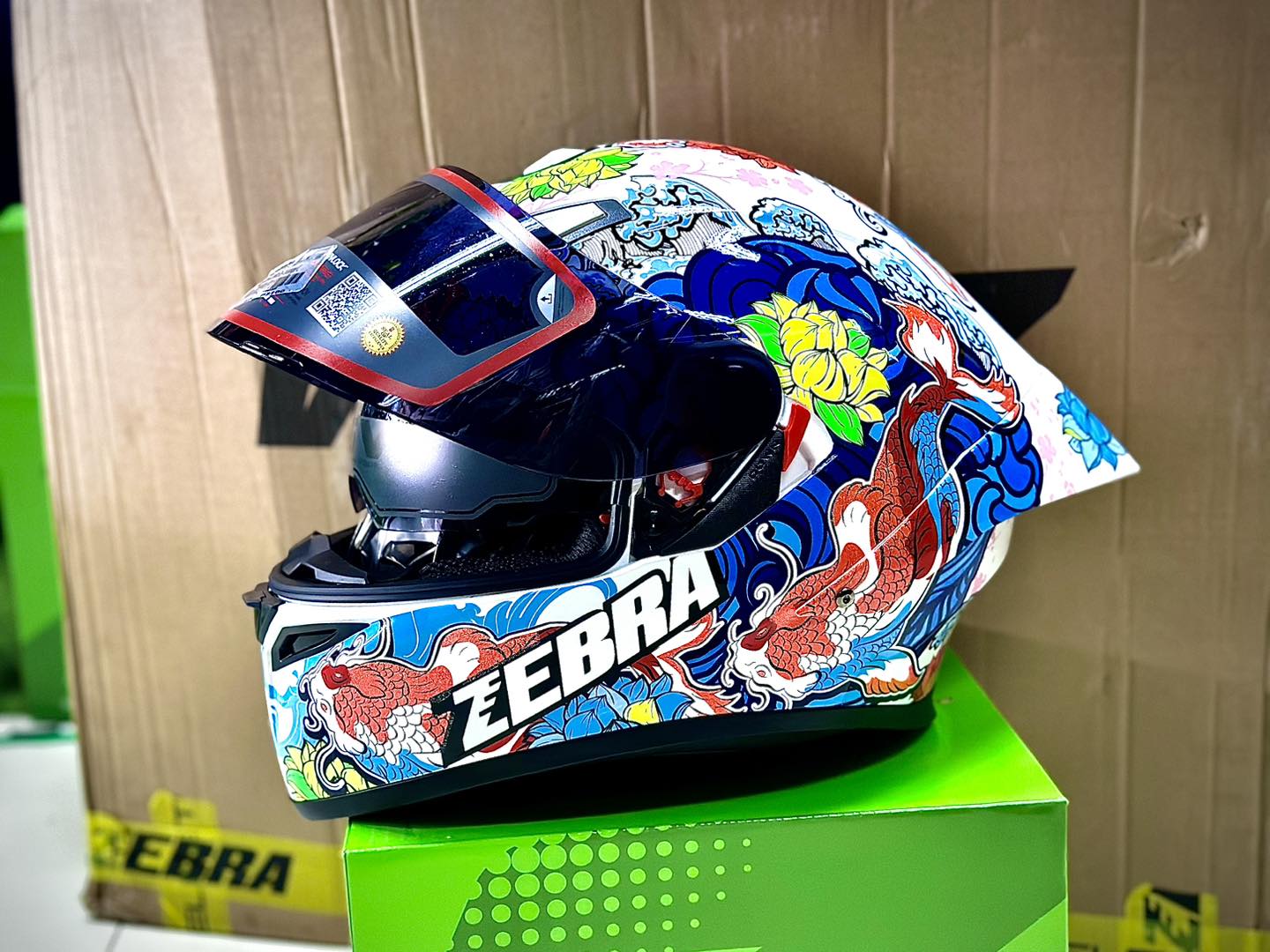 ZEBRA YM611 SAPPORO MOTORCYCLE HELMET