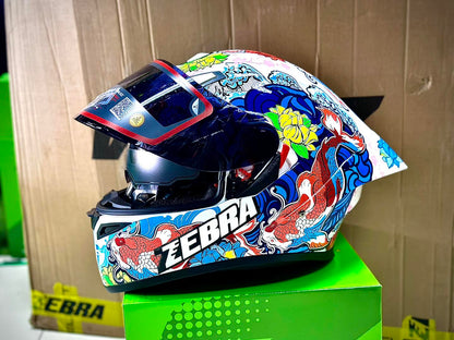 ZEBRA YM611 SAPPORO MOTORCYCLE HELMET