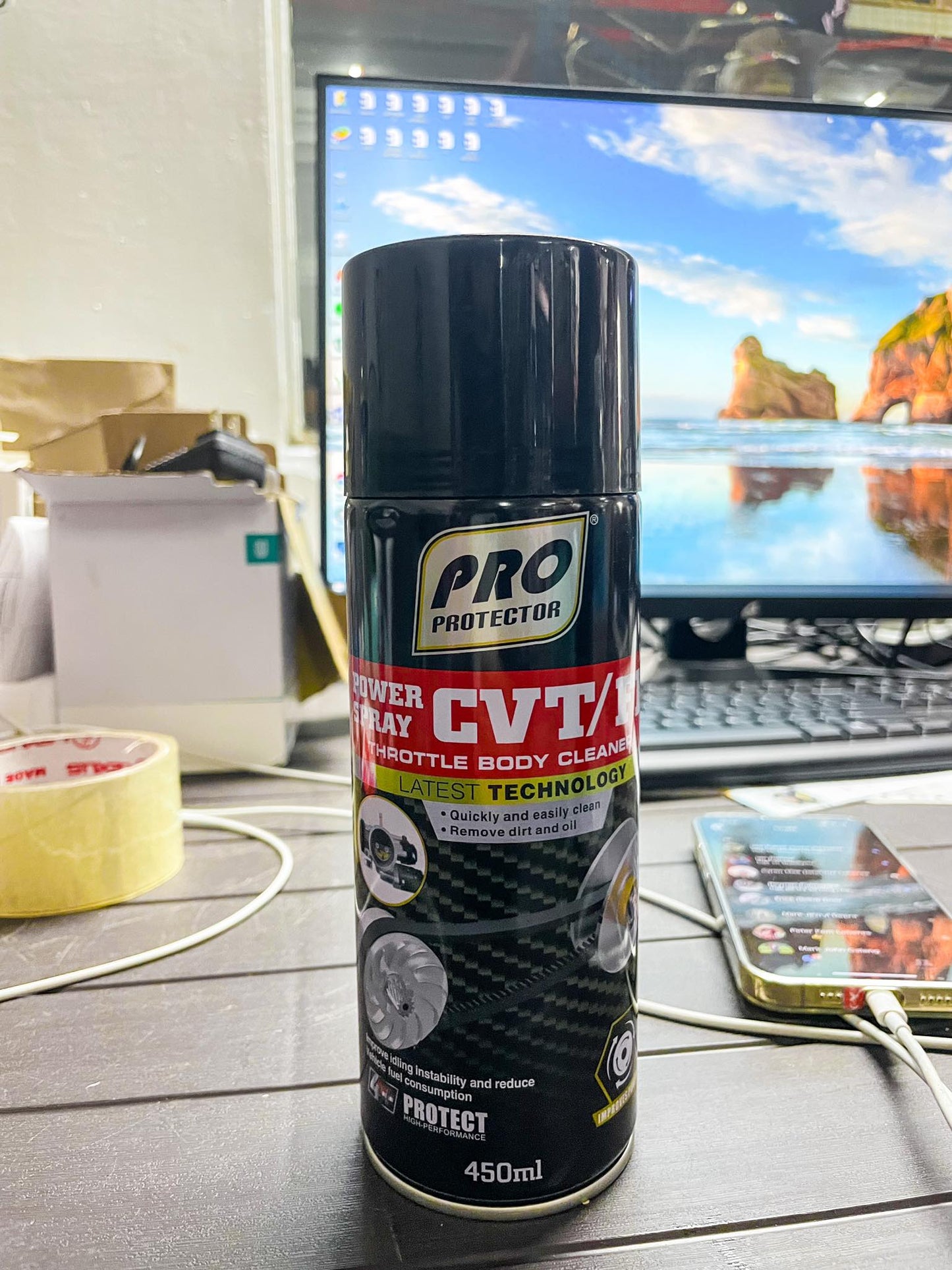 ProProtector CVT/FI Power Spray Throttle Body Cleaner