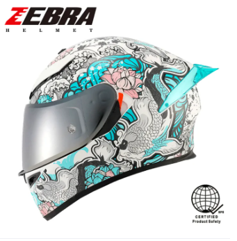 ZEBRA YM611 SAPPORO MOTORCYCLE HELMET