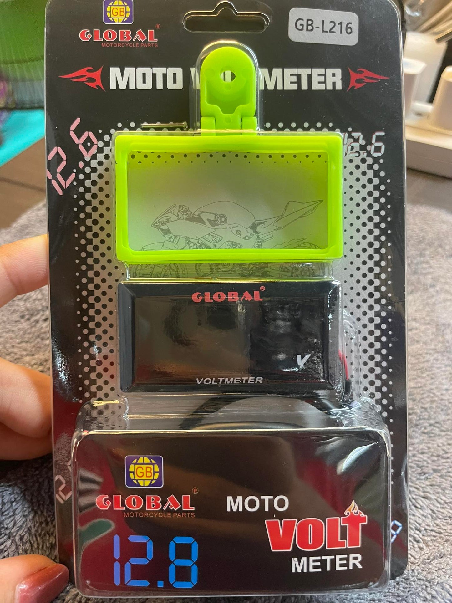 Voltmeter w/ Mounting Bracket