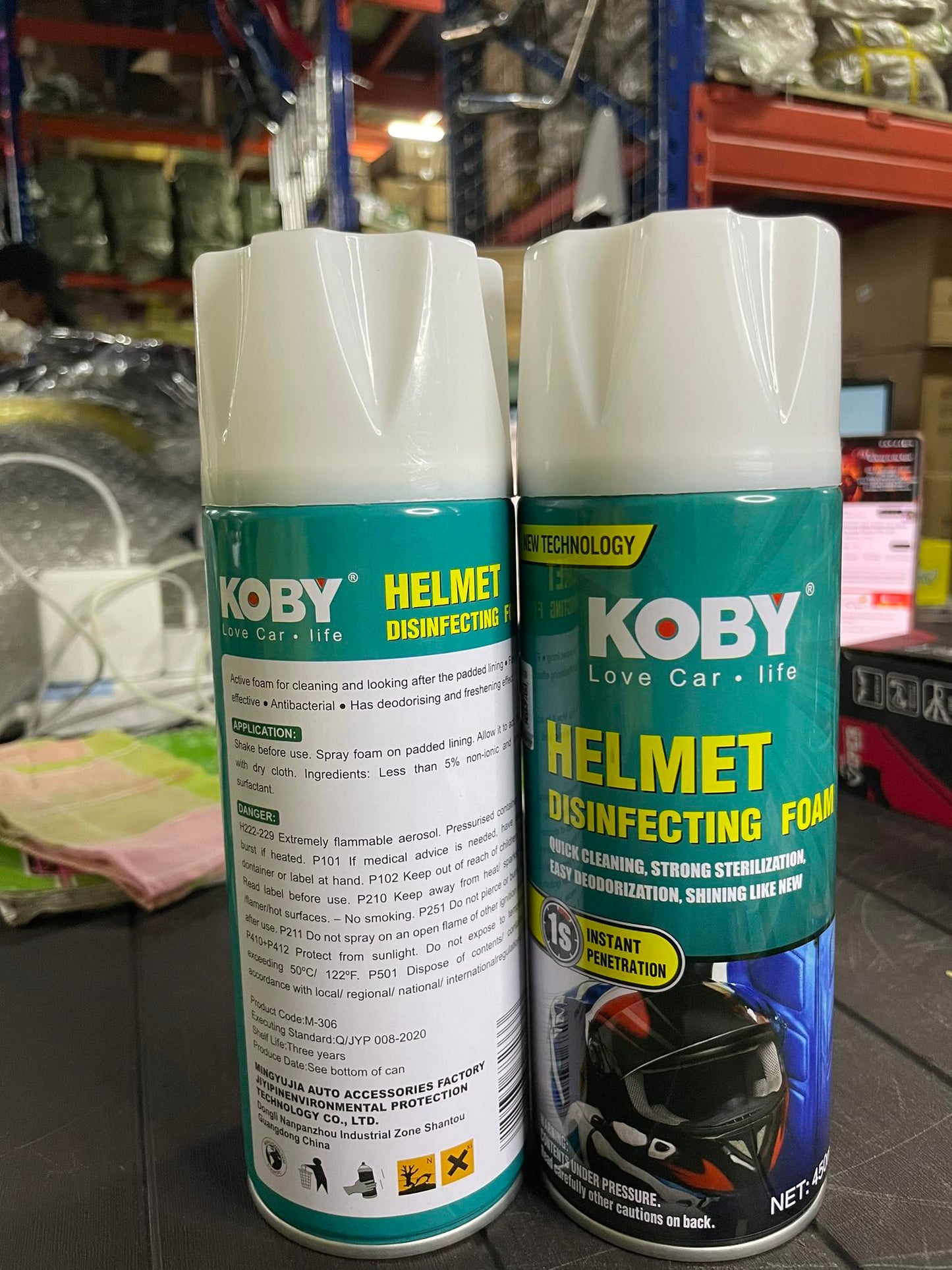 Koby Helmet Disinfecting Foam