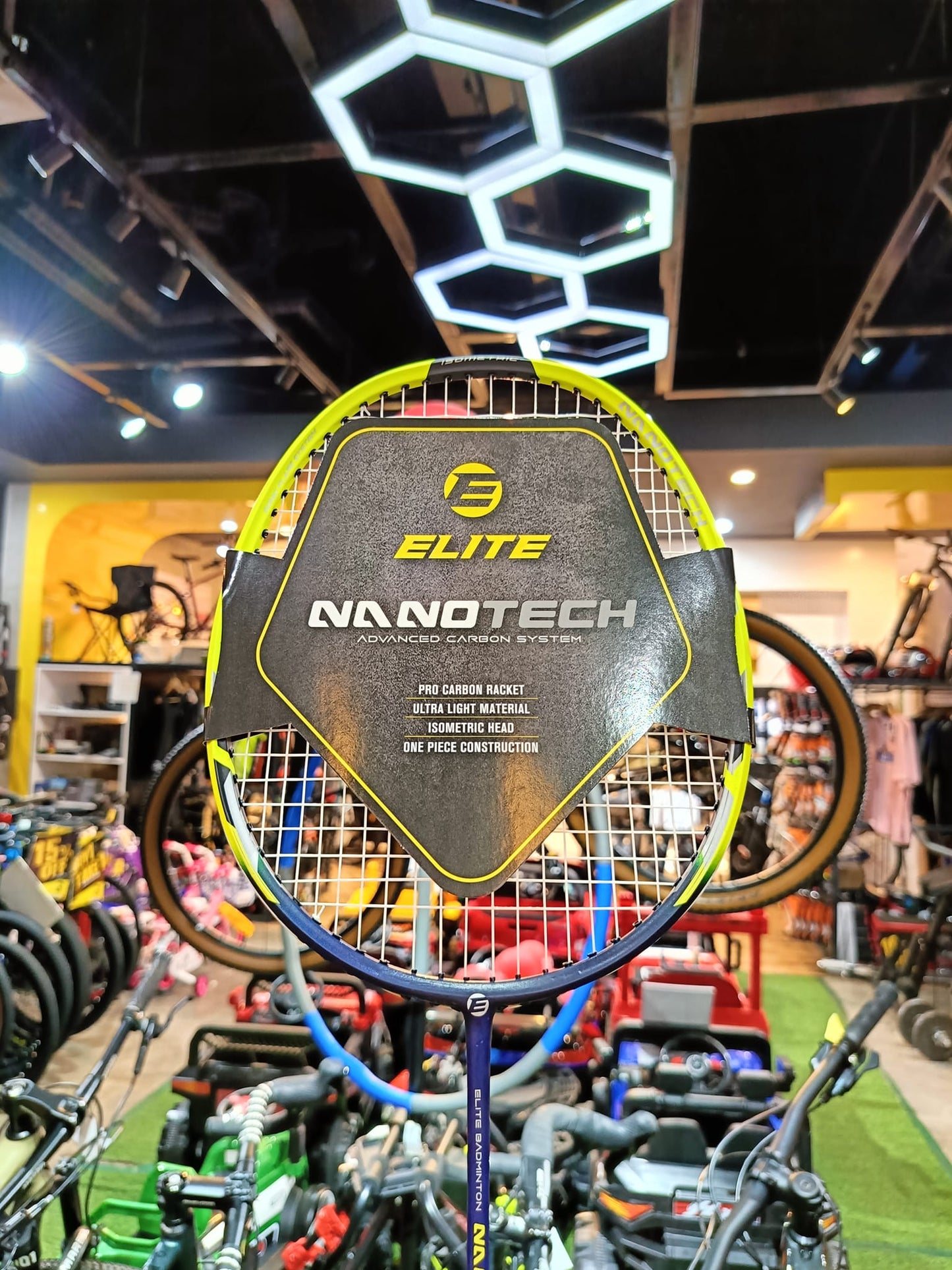 Elite Nanotech Carbon Badminton Racket