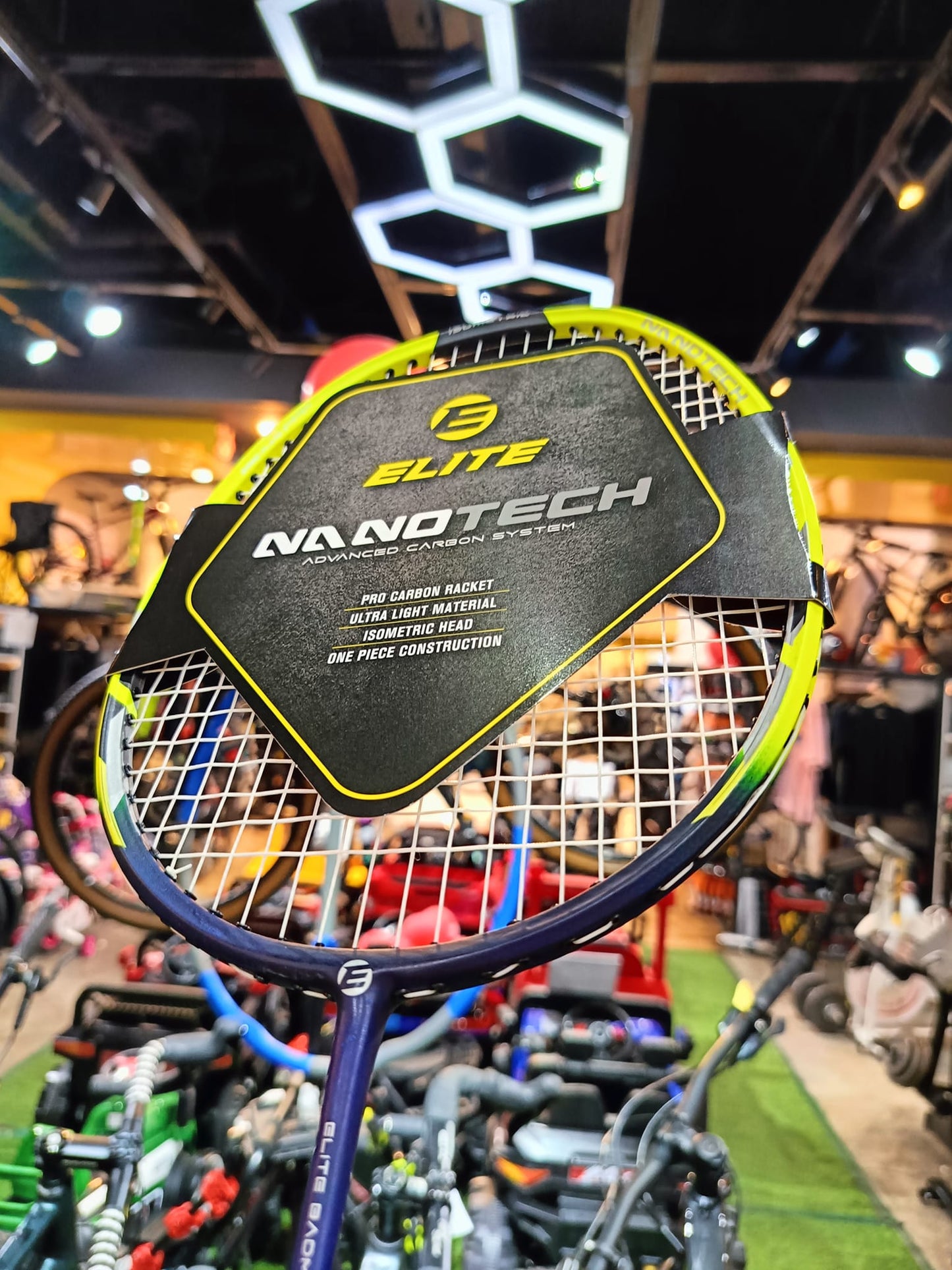 Elite Nanotech Carbon Badminton Racket