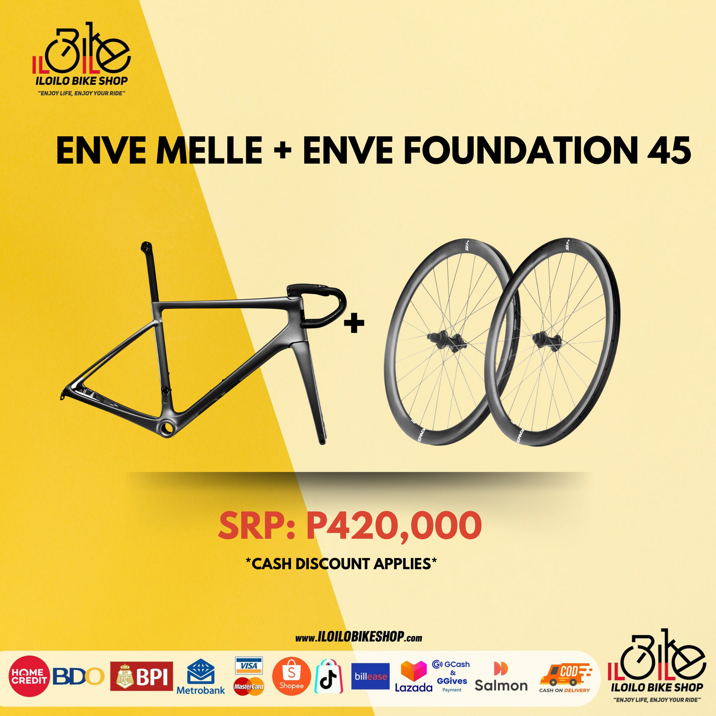 Enve Melee + Enve Foundation 45