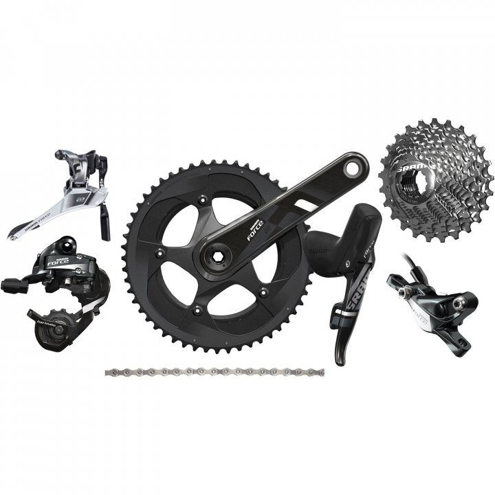 Sram Force 22 Groupset 50/34T x 170mm Hydraulic Disc FM  (no rotors or BB) 11-32T