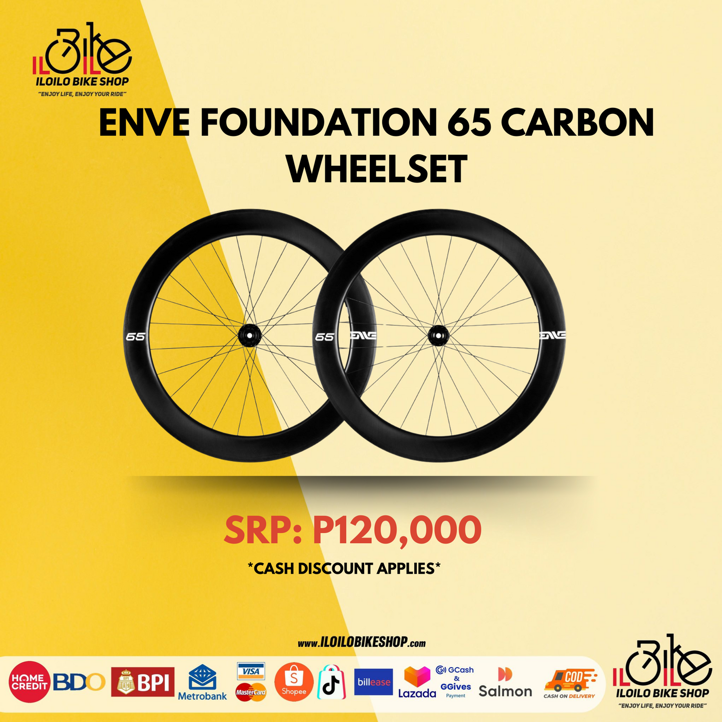 Enve Foundation 65 Carbon Wheelset