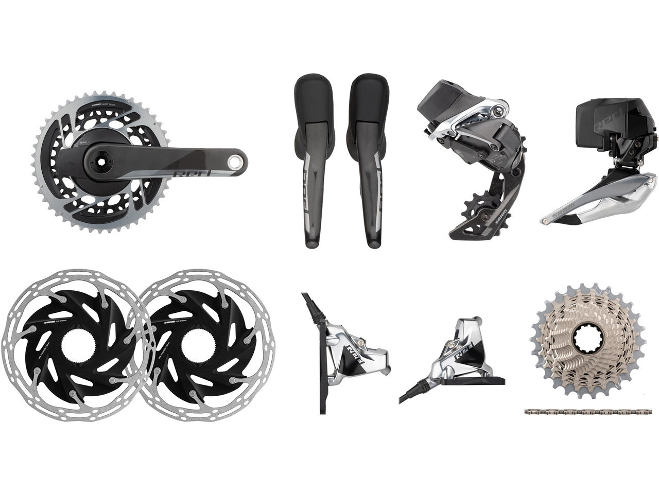 SRAM RED AXS Groupset Road with 10-33T Cogset (no BB)