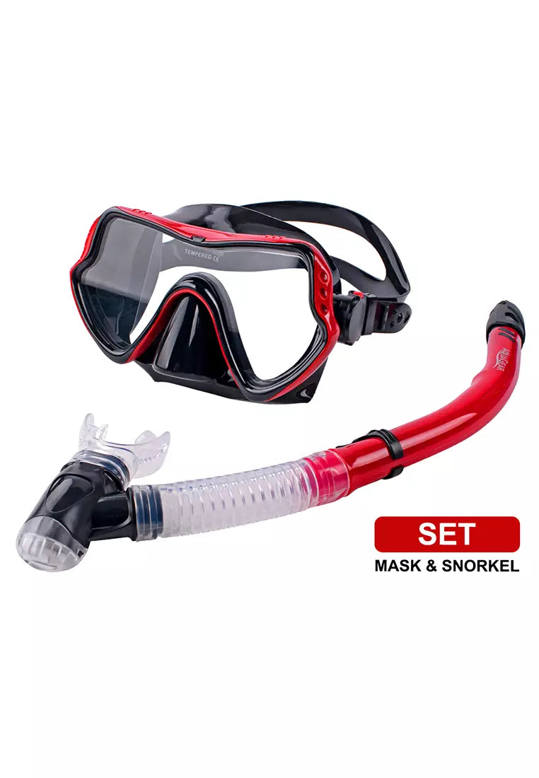 Aquagear Mask and Snorkel Set