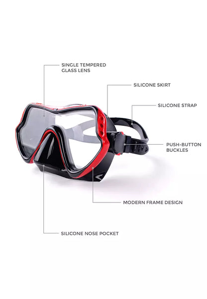 Aquagear Mask and Snorkel Set