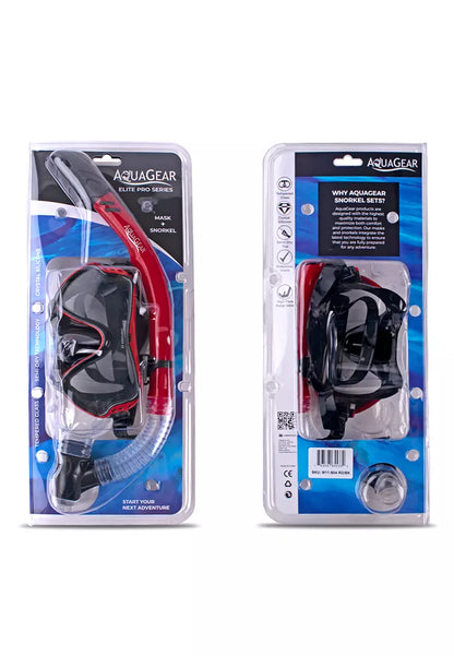 Aquagear Mask and Snorkel Set