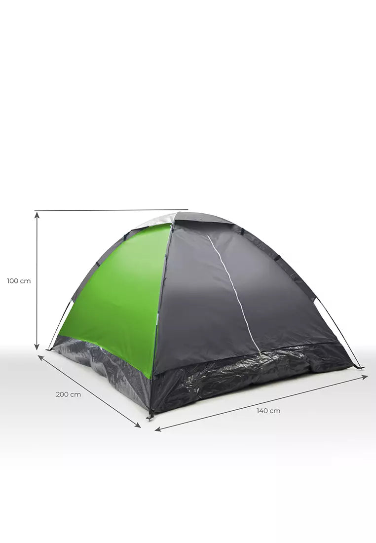 Bobcat 2-Person Monodome Tent With Box Green/Grey