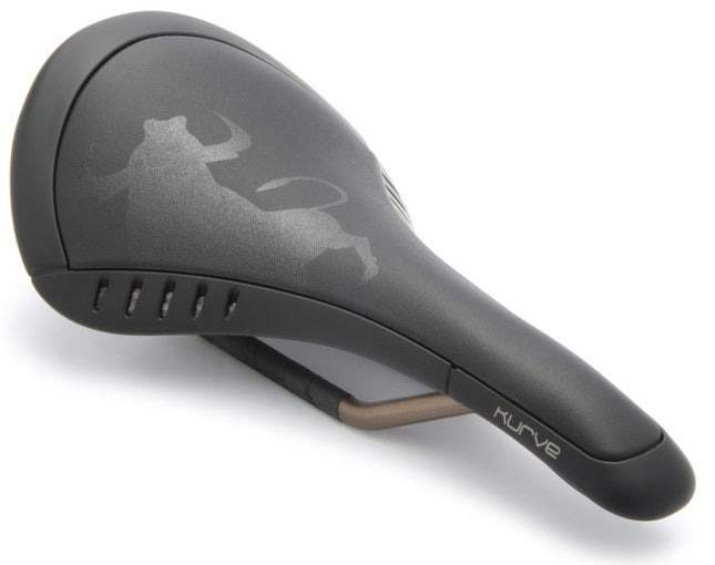 Fizik Saddle Road  Kurve Bull Black Aluminum Mobius Cold Forged