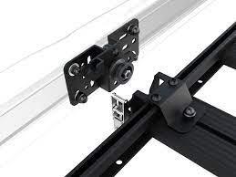 Awning quick release mounting brackets