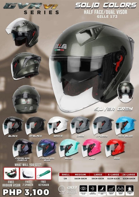 Gille Helmet 172 GVR-V1 PLAIN