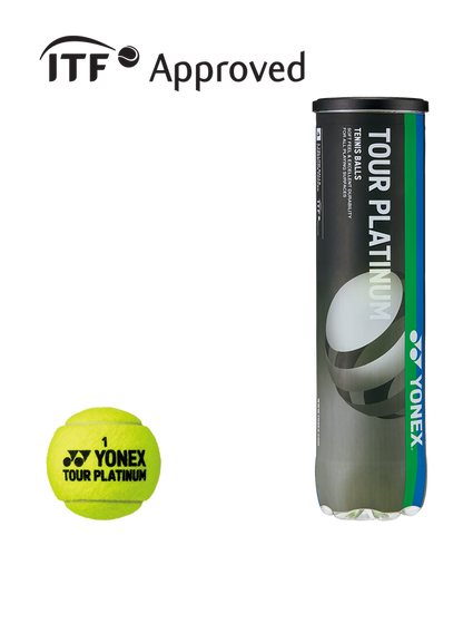 Yonex Tennis Ball Tube - Tour Platinum