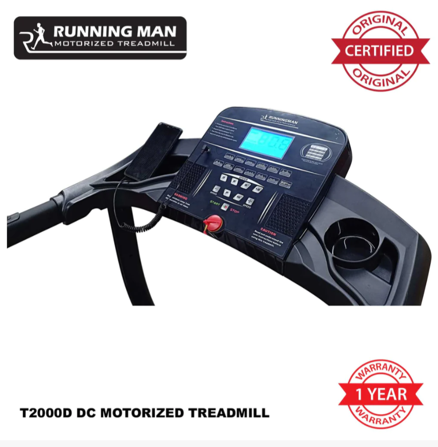 RUNNING MAN T2000D DC MOTORIZED TREADMILL