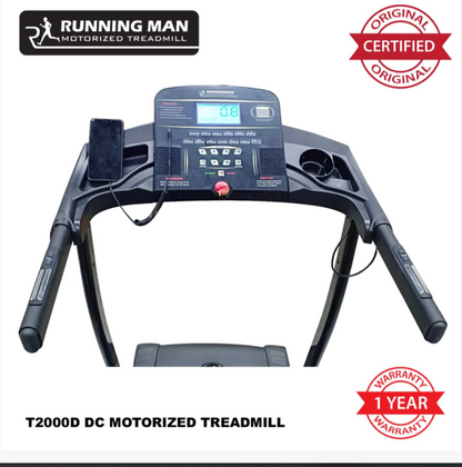 RUNNING MAN T2000D DC MOTORIZED TREADMILL