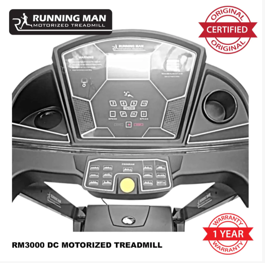 RUNNING MAN T3000C DC MOTORIZED TREADMILL