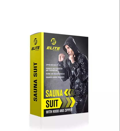 Elite Sauna Suit with Hood & Zipper - Men & Women