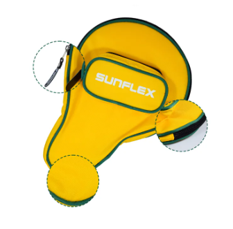 Sunflex Perfect Nylon Table Tennis Bat Cover With Ball Pocket