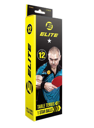 Elite Table Tennis Balls 1- Star